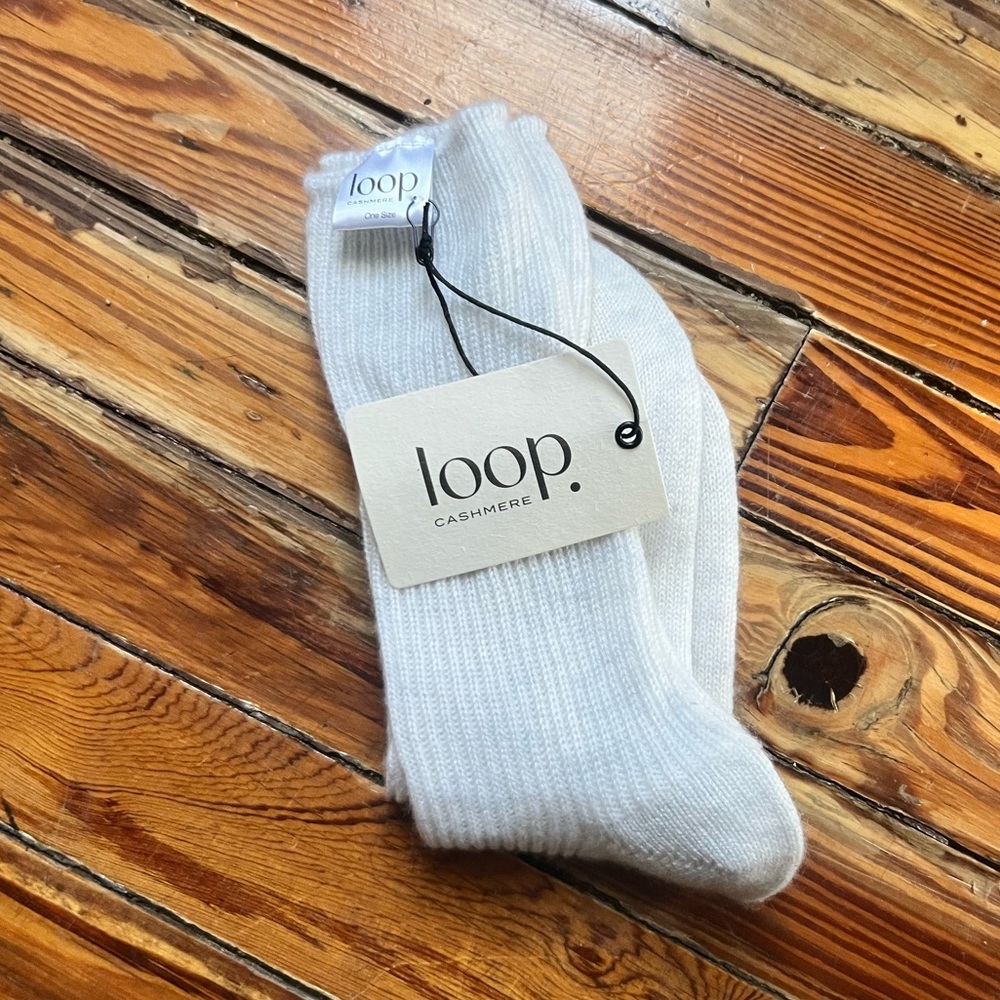 Loop Cashmere Women's Cream Socks